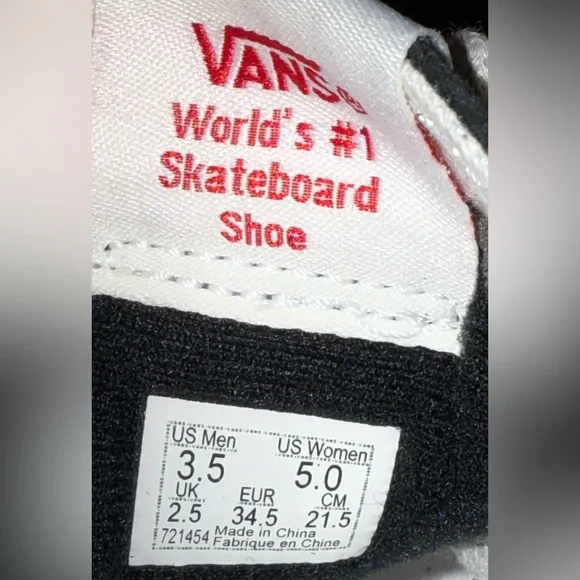 Vans Vault OG Sk8-Hi Reissue Bianca Chandon Black Grey Sneakers Womens Size 5 - Picture 6 of 6